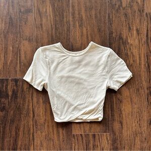 Oh Polly cropped short sleeve shirt